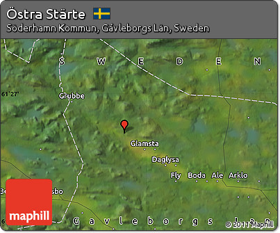 Satellite Map of Östra Stärte