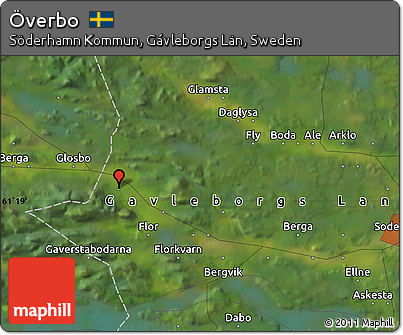 Satellite Map of Överbo