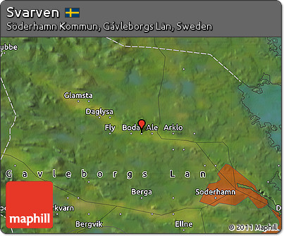Satellite Map of Svarven