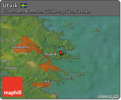 Satellite Map of Utvik