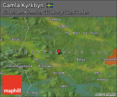 Satellite Map of Gamla Kyrkbyn