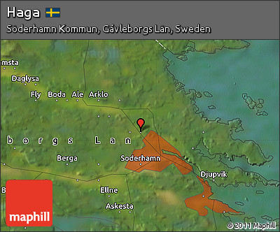 Satellite Map of Haga