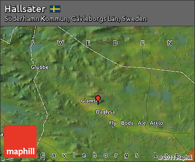 Satellite Map of Hällsäter