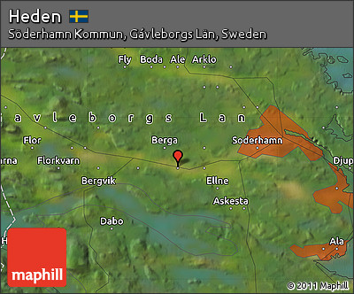 Satellite Map of Heden