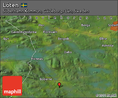 Satellite Map of Löten