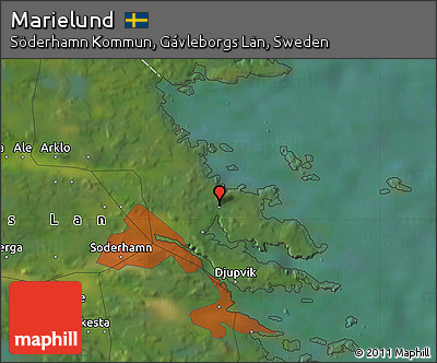 Satellite Map of Marielund
