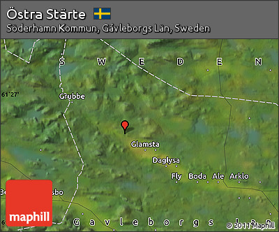 Satellite Map of Östra Stärte