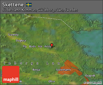 Satellite Map of Skettene