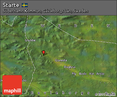 Satellite Map of Stärte