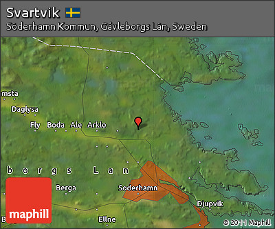 Satellite Map of Svartvik