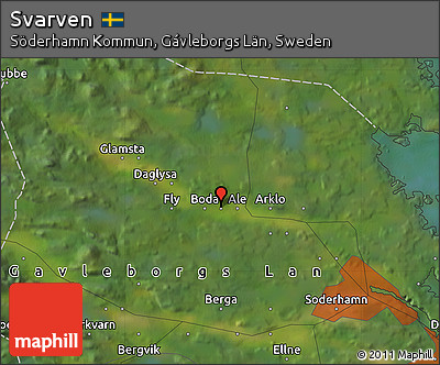 Satellite Map of Svarven