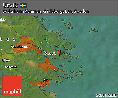 Satellite Map of Utvik