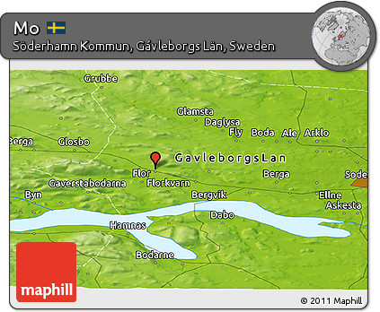 Physical Panoramic Map of Mo
