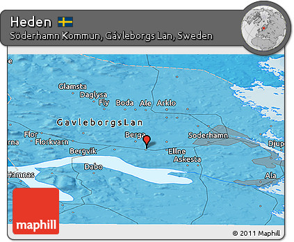 Political Panoramic Map of Heden