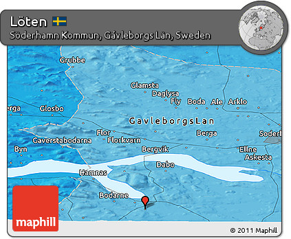 Political Panoramic Map of Löten
