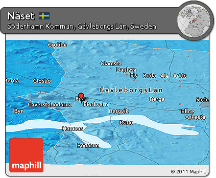 Political Panoramic Map of Näset