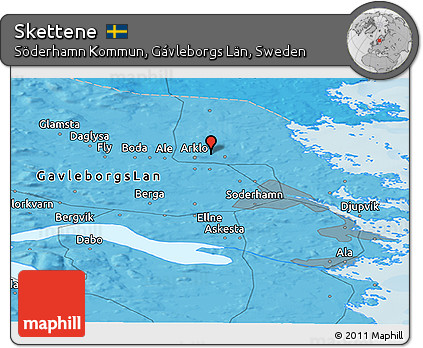 Political Panoramic Map of Skettene