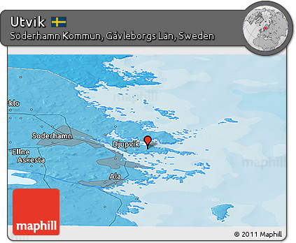 Political Panoramic Map of Utvik