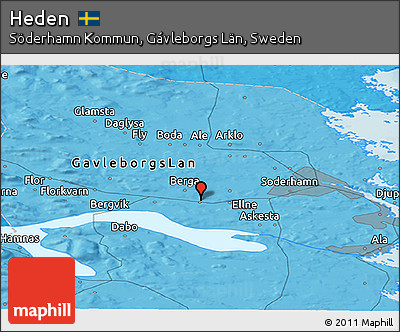 Political Panoramic Map of Heden