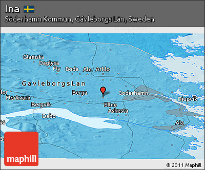 Political Panoramic Map of Ina