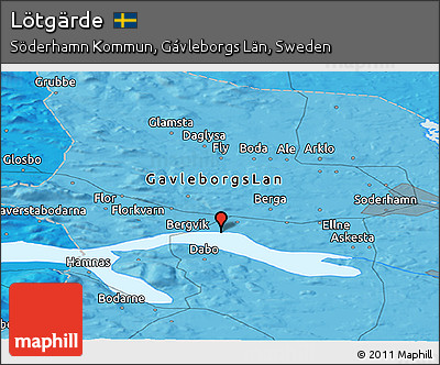 Political Panoramic Map of Lötgärde