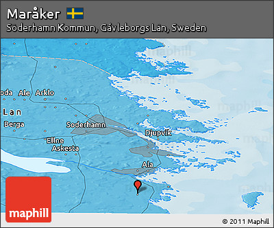 Political Panoramic Map of Maråker