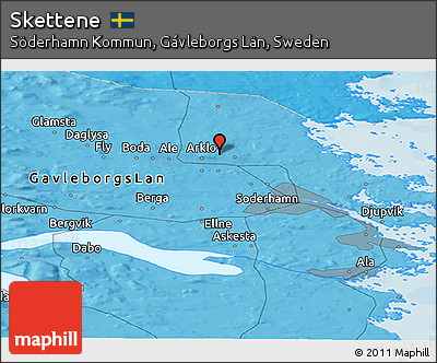 Political Panoramic Map of Skettene