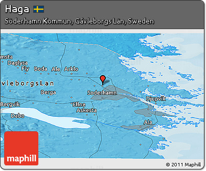 Political Panoramic Map of Haga