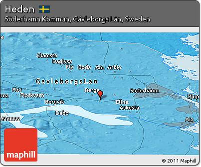 Political Panoramic Map of Heden