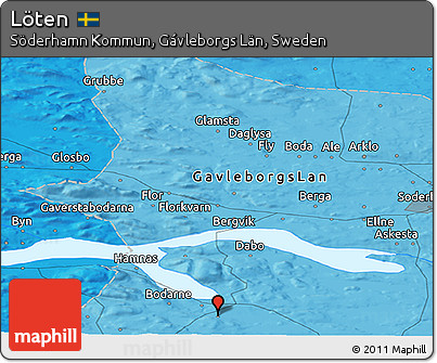 Political Panoramic Map of Löten