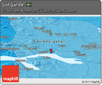 Political Panoramic Map of Lötgärde