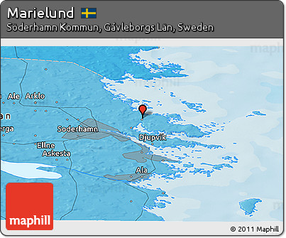 Political Panoramic Map of Marielund