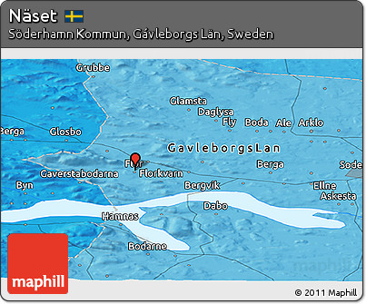 Political Panoramic Map of Näset