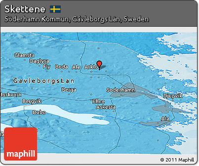 Political Panoramic Map of Skettene