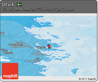 Political Panoramic Map of Utvik