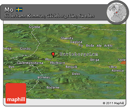 Satellite Panoramic Map of Mo