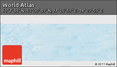 Shaded Relief Panoramic Map of the Area around 61° 19' 16" N, 17° 55' 29" E