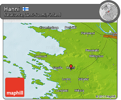 Physical 3D Map of Hanni