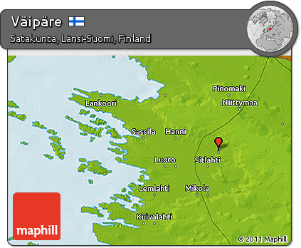 Physical 3D Map of Väipäre