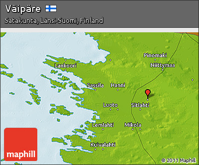 Physical 3D Map of Väipäre