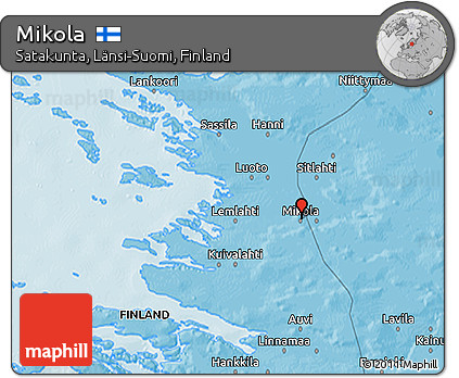 Political 3D Map of Mikola