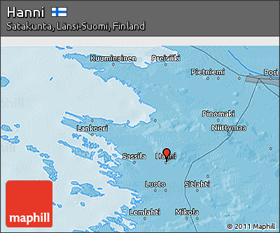 Political 3D Map of Hanni