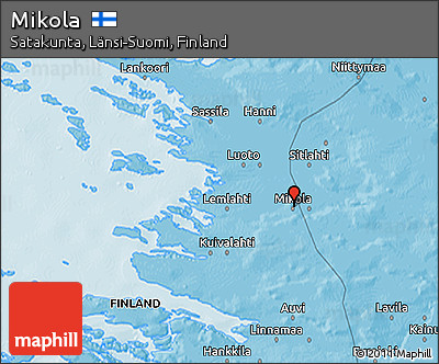 Political 3D Map of Mikola