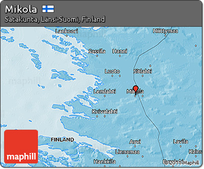 Political 3D Map of Mikola