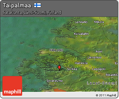 Satellite 3D Map of Taipalmaa