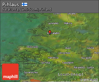 Satellite 3D Map of Pihlaus