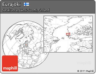 Blank Location Map of Eurajoki