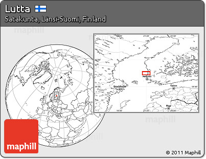 Blank Location Map of Lutta