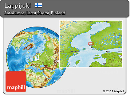 Physical Location Map of Lappijoki