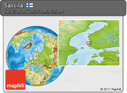 Physical Location Map of Sassila